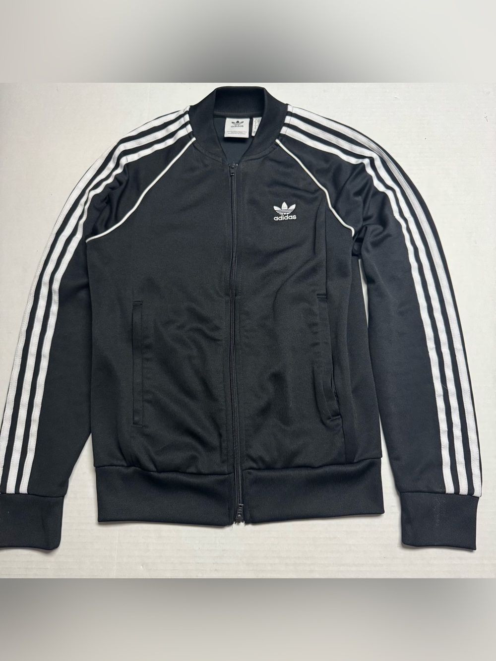 Adidas Originals Adicolor Classics Primeblue SST Track Jacket Black White Sz: S